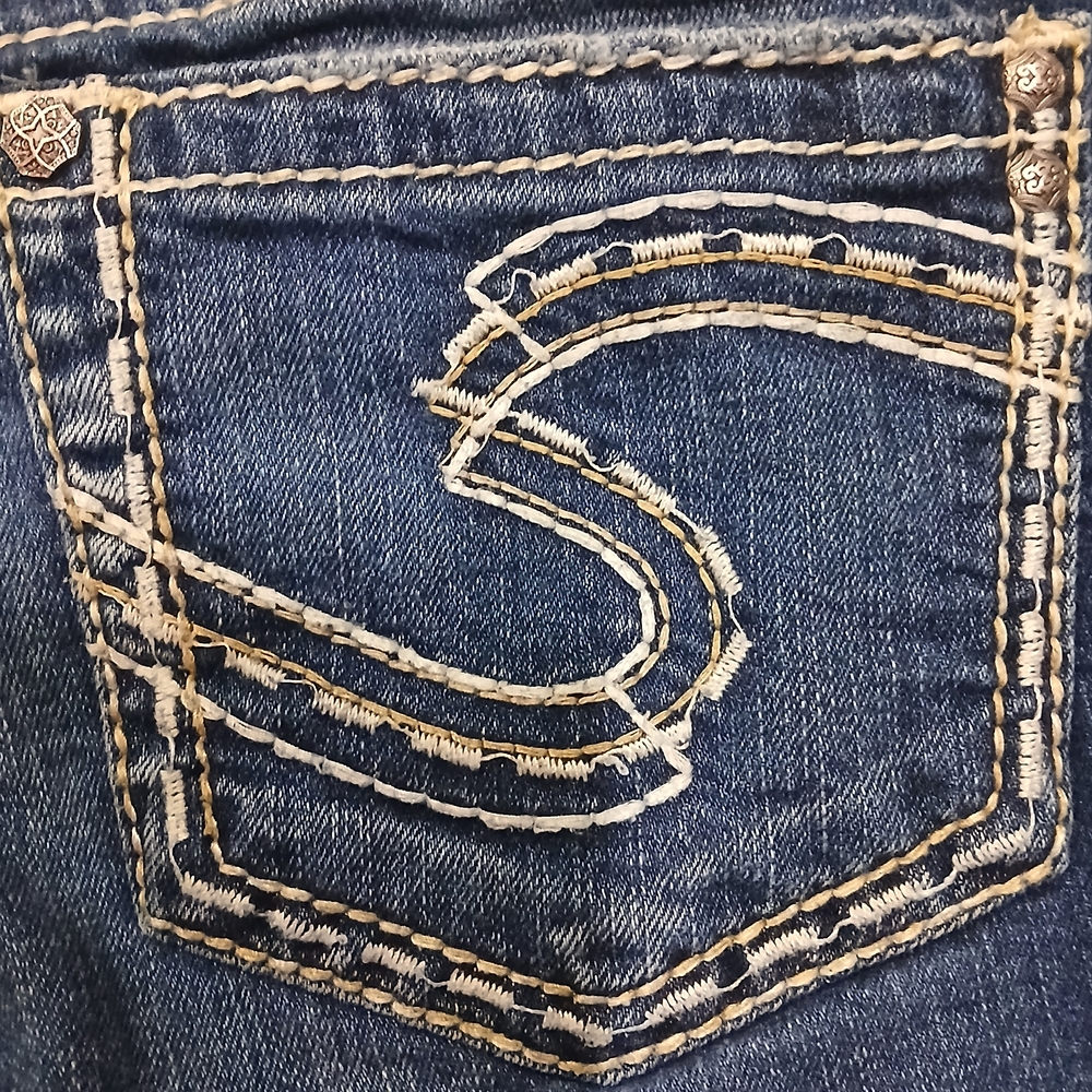 Silver Jeans Suki Bootcut Statement Stitching Sz … - image 3